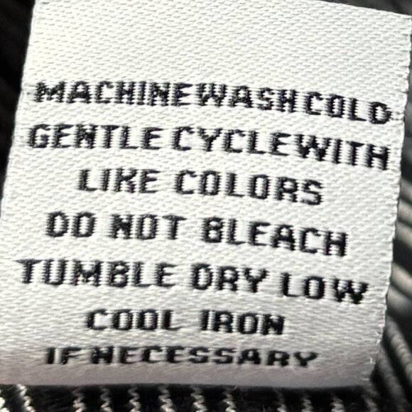 Habitat Double Face Kickback Top Size Large Black Stripes Boxy Lagenlook Comfy - Picture 5 of 6